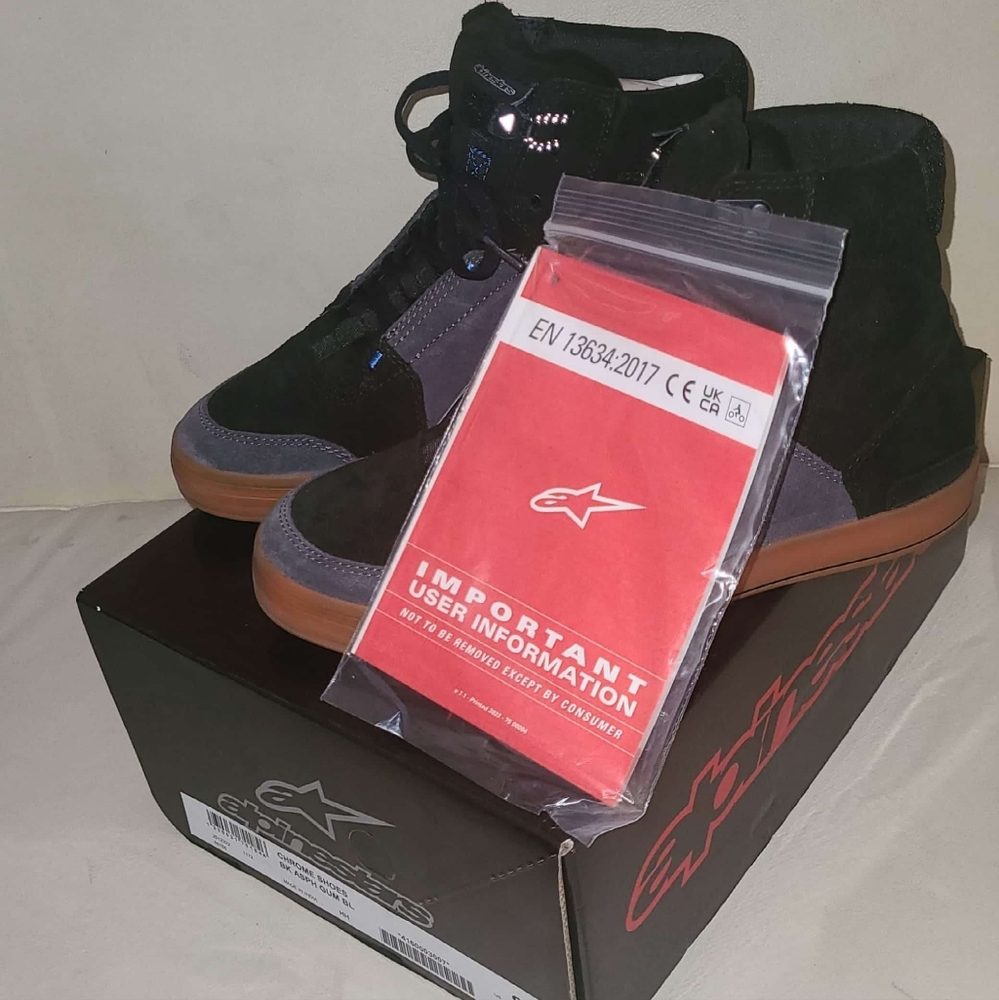 Men's Alpinestars Chrome Shoes Size 8